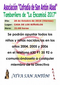 Eleccion tamborilero 2017